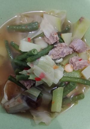 Foto resep Sayur asem daging simple
