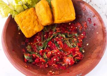 Masakan Populer Sambal Kemangi Sedap Nikmat