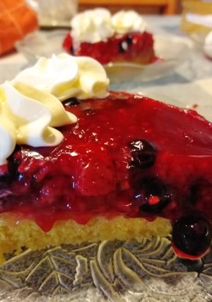 Una foto de Kuchen de berries💗