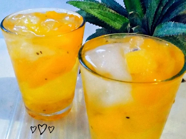 Cara Gampang Membuat Resep Es Buah Clasik #pekaninspirasi #bikinramadanberkesan #18 yang Uenak Anti Ribet, Lezat Sekali
