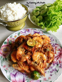 Foto resep Udang Masak Sambal Terasi