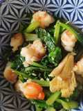 Garlic Chaisim with Prawn