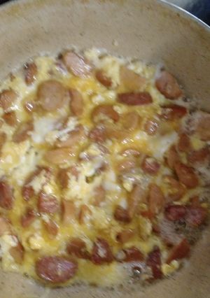 عکسی از دستور 🍳 سوسیس تخم مرغ 🌭