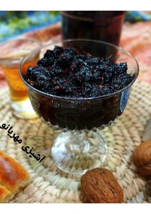 عکسی از دستور مربا شاه توت