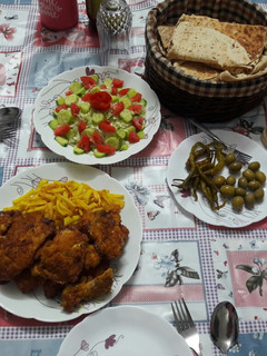 عکسی از دستور شنیسل مرغ