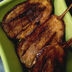 Baigan Bhaja / Brinjal Tawa Fry / Fried Eggplants :) A picture of Baigan Bhaja / Brinjal Tawa Fry / Fried Eggplants :).