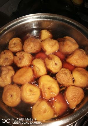 Una foto de Jugo de huesillo