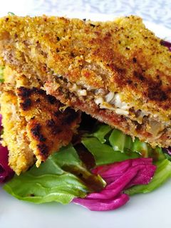 Une photo de Croque pané à la bolognaise