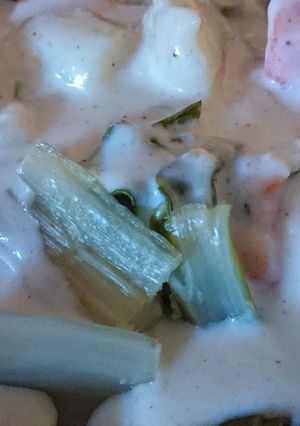 Una foto de Acelgas con bechamel