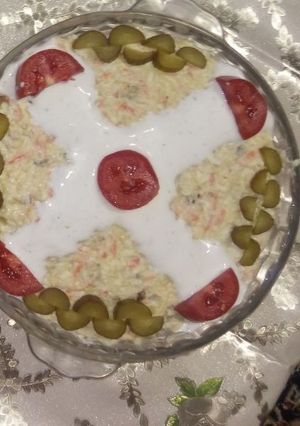 عکسی از دستور سالاد الویه