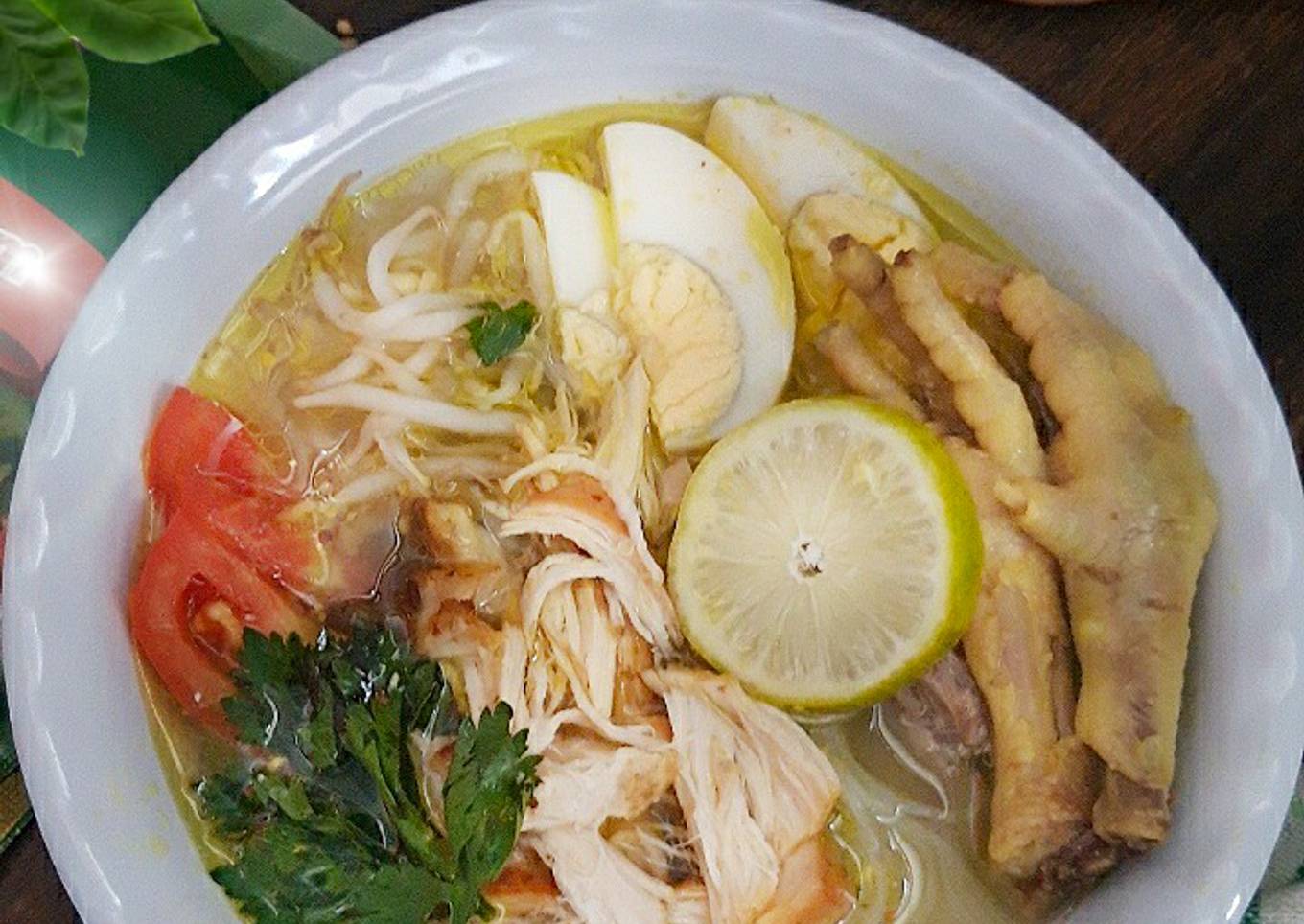 Soto ayam ceker