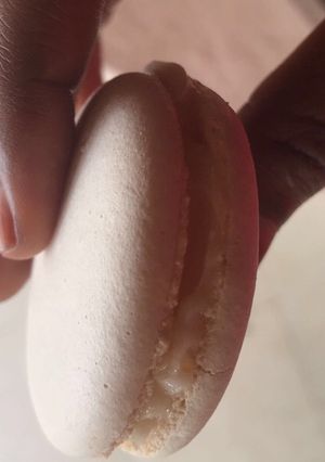 A picture of French Macarons.