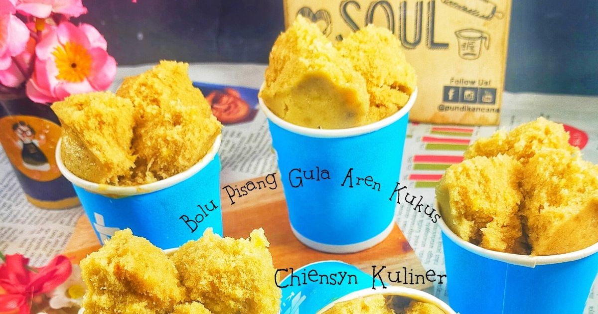 Bolu Pisang Gula Aren Kukus