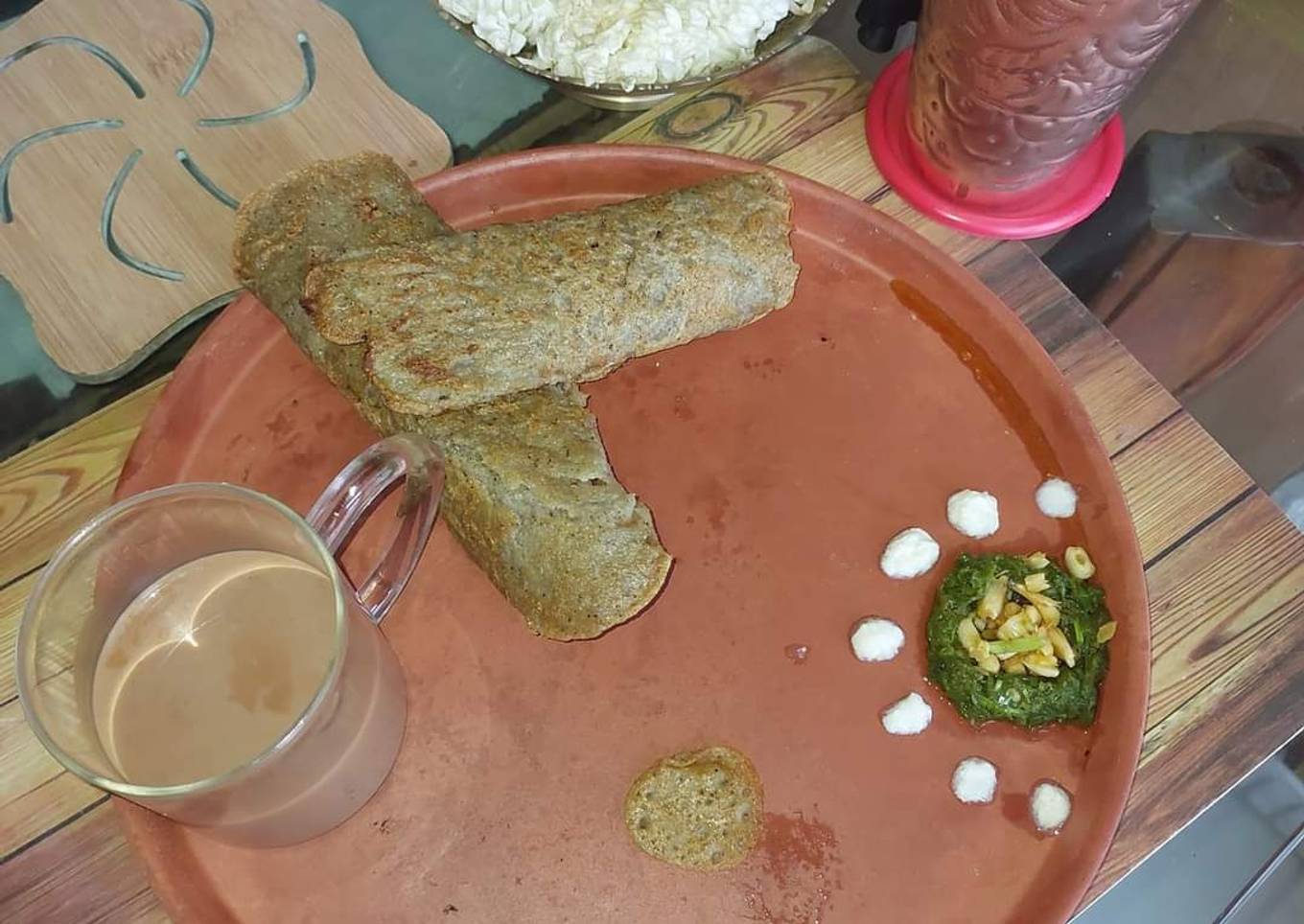 Pearl millet & horse gram dosa