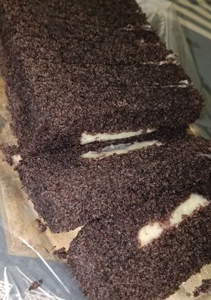 Foto resep Brownies ketan hitam isi keju lumer