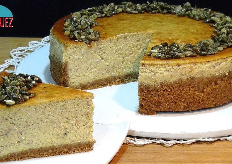 Tarta de queso con calabaza - Pumpkin cheesecake