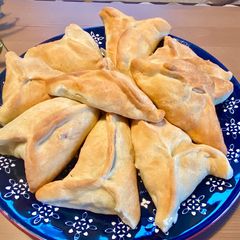 A picture of Swiss Chard Fatayer/pies.