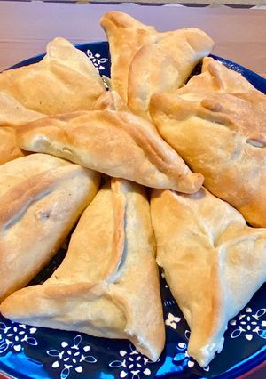 A picture of Swiss Chard Fatayer/pies.