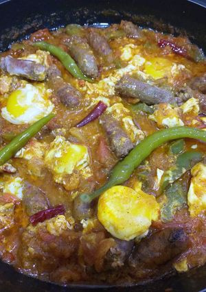صورة لوصفة عجة بالمرقاز 🥘🥘😋😋