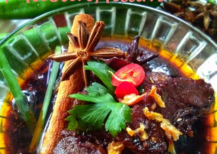 Resepi Daging masak hitam (Maraton Ramadhan) yang Mudah