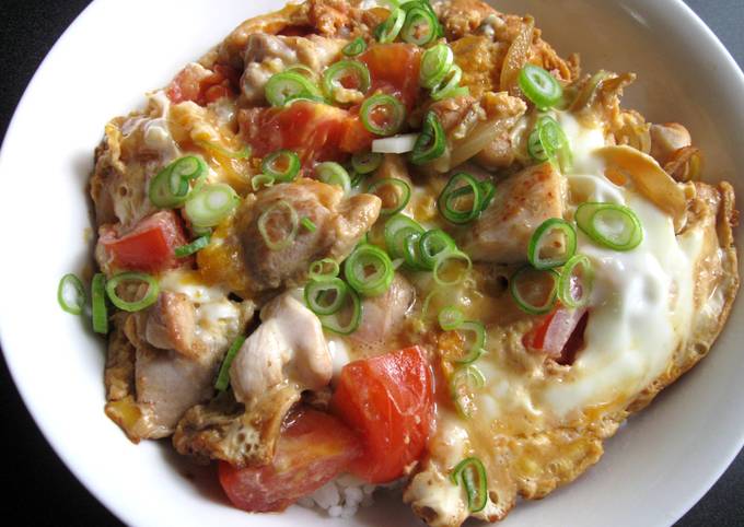 Step-by-Step Guide to Make Delicious ‘Oyako’ Don with Tomato