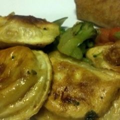 A picture of Pierogy Stir Fry.