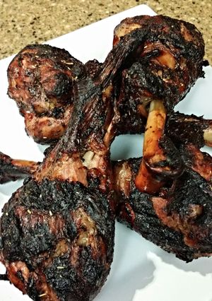 A picture of better then the fair Turkey legs!.