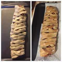 A picture of Dairy Free Apple Braid.