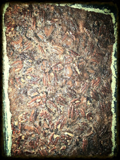 A picture of Easter Bunny Pecan Pie Bars.