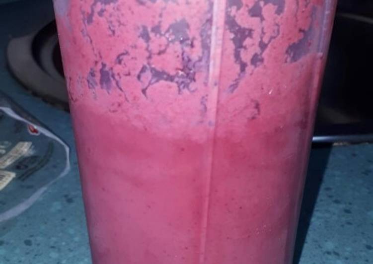 Smoothie frutos rojos