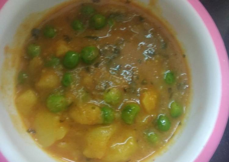 Steps to Prepare Delicious Street style aloo matar