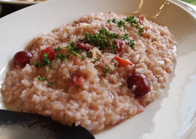 Simple American Cherry Risotto