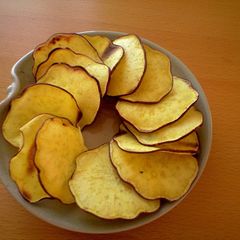A picture of With a Pan! Asian Sweet Potato Chips.