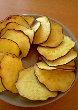 A picture of With a Pan! Asian Sweet Potato Chips.