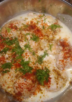 A picture of Non Fried dahi Vada.