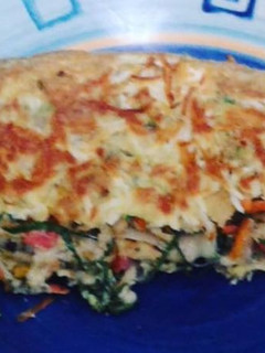 Foto de Omelete recheado com legumes