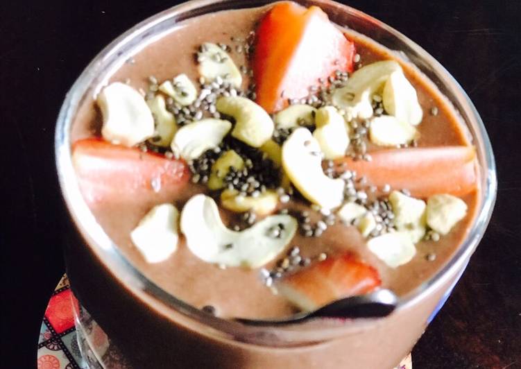 How to Prepare Delicious Choco-Chia & Fruits Mousse