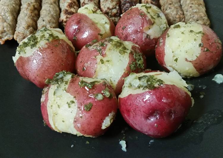 Easiest Way to Prepare Ultimate Herbed New Potatoes