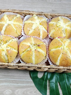 Foto resep Korean Garlic Cream Cheese Bread