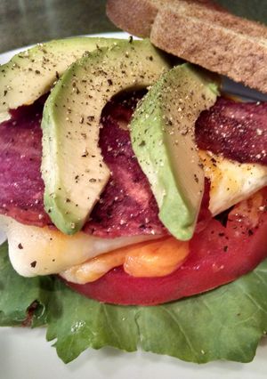 A picture of Skinny Breakfast B.L.T. + A..