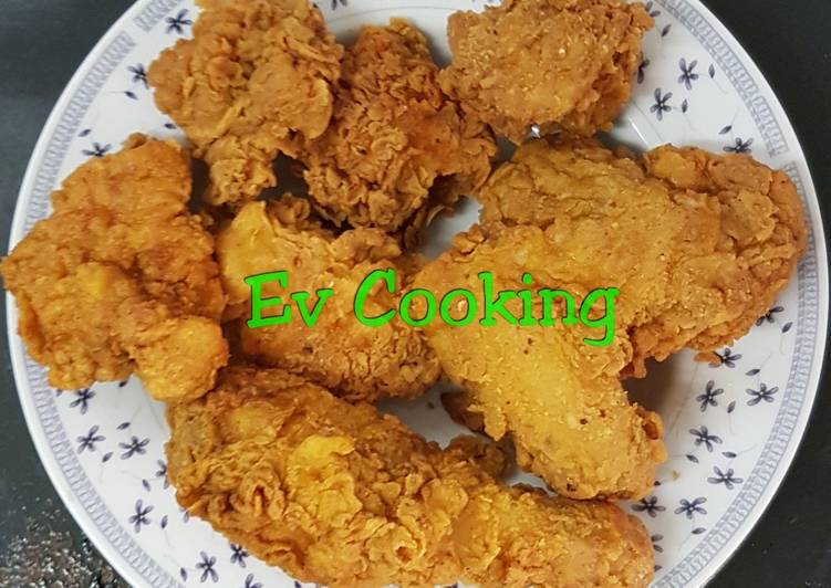 Resep Ayam Goreng Spicy ala KFC Anti Gagal