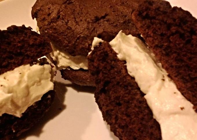 Recipe of Homemade Ginormus Chocolate Whoopie Pies