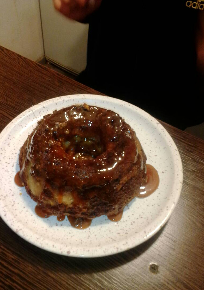 Una foto de Budín de pan casero