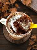 Brownie Mug Cake alla Crema Pan di Stelle