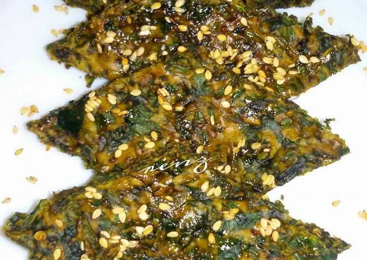 Spinach fritters / Palak wadi