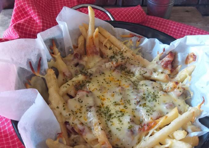 Langkah Mudah untuk Menyiapkan Kentang Bolognese Keju Panggang, Sempurna