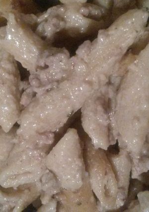 A picture of Sausage Stroganoff.