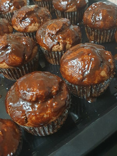 Una foto de Magdalenas de chocolate con ron