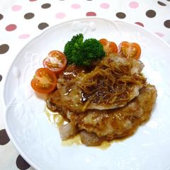 A picture of Butter is the Key! Ginger Pork.
