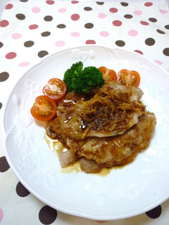 A picture of Butter is the Key! Ginger Pork.